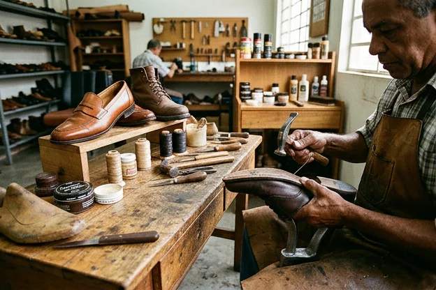 Sapatos em Goiânia demonstrando cuidados especiais e cuidados de conservação.